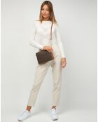 Sac bandoulière Jet Set marron - 23.5x15x5 cm