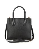 Sac à main en Cuir Mercer noir - 22x20x10 cm