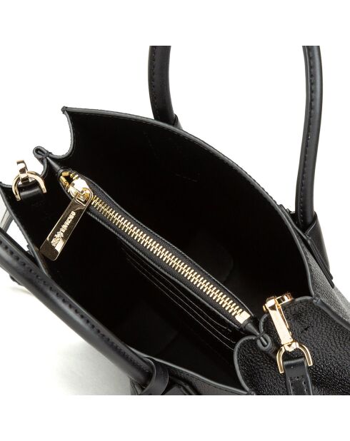 Sac à main en Cuir Mercer noir - 22x20x10 cm