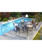 Gartenset Pilat-129, Tisch und 6 Pilat-FT-Sessel