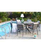 Gartenset Pilat-129, Tisch und 6 Pilat-FT-Sessel