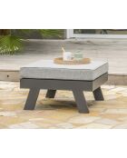 Mobili da giardino New York 5-6 persone in alluminio antracite