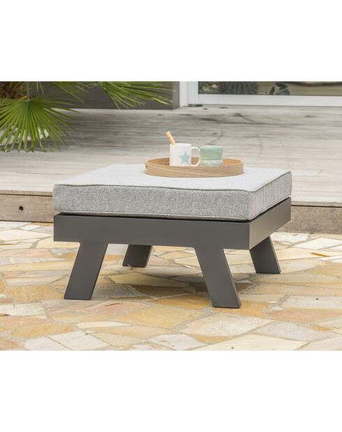 Mobili da giardino New York 5-6 persone in alluminio antracite