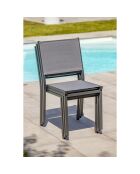 Gartenset Tisch TOLEDE 10 Personen Anthrazitgrau