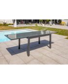 Toledo Gartenset für 10 Personen Anthrazitgrau