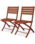 2 vouwstoelen MARIUS-CP-TERRA terracotta - 46x41x82 cm