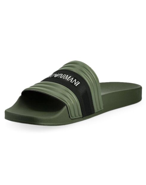 Sandales kaki/noir