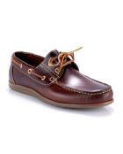 Mocassins en Cuir Crenot cognac