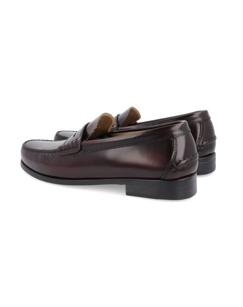 Mocassins en Cuir Fiomber bordeaux