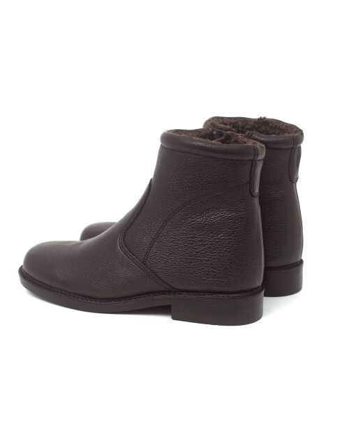 Boots en Cuir Norepo noires