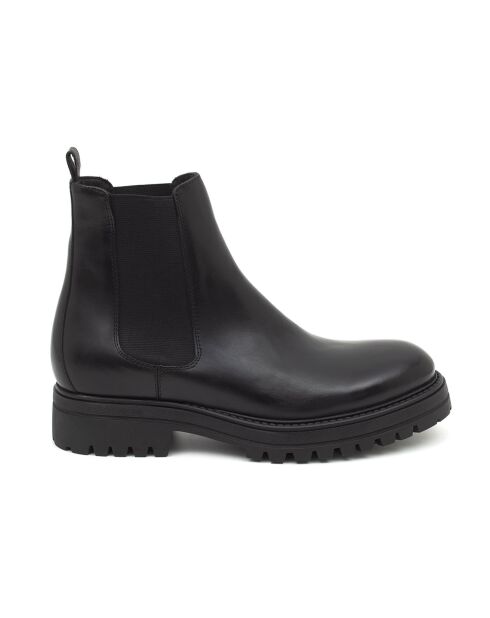 Boots en Cuir Palmor noires