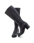 Bottes en Cuir Nadora noires