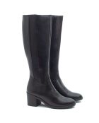 Bottes en Cuir Nadora noires