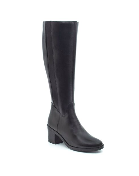 Bottes en Cuir Nadora noires