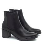 Bottines en Cuir Nayala noires