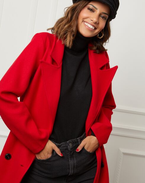 Abrigo rojo Stessy