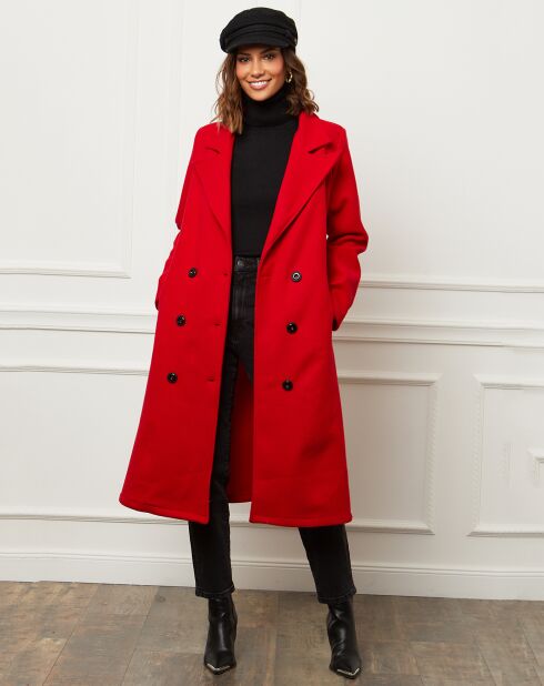 Abrigo rojo Stessy