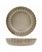 2 Suppenteller Astera Pearl aus Perlmutt, 21,5x21,5 cm