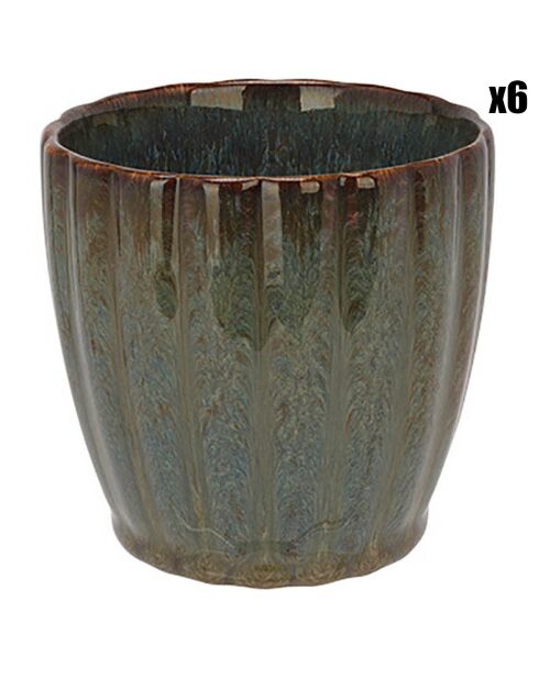 6 bicchieri Astera Ocean blu/grigio - 24cl