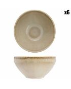 6 Bols conico sable - 33cl