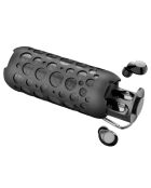Enceinte Bluetooth 2-en-1 TWS 15W lumineuse avec écouteurs sans fils Edition Mix360 noire - 14x14x6 cm