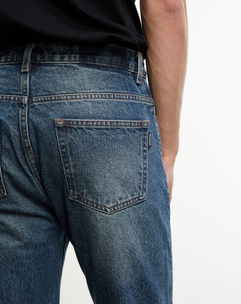Jean détails destroy bleu vintage