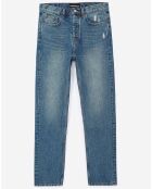 Jean détails destroy bleu vintage