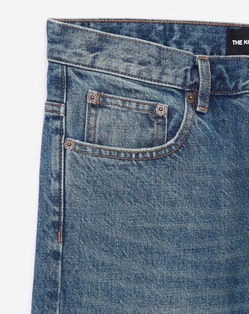 Jean détails destroy bleu vintage