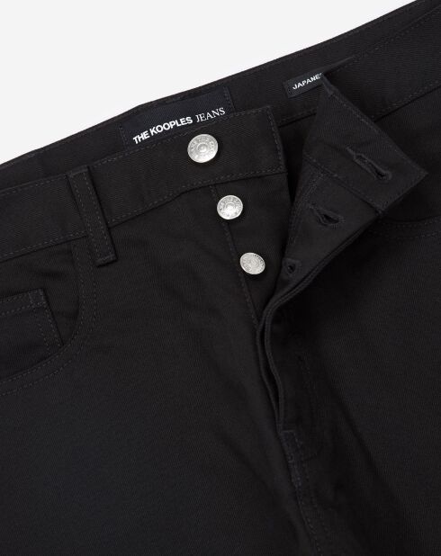 Jean brut coupe slim taper noir