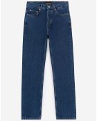 Jean brut coupe droite bleu indigo