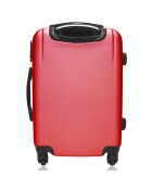 3 Lanzarote-C 75/65/55/30 cm schlichte Allradkoffer mit rotem Waschtisch
