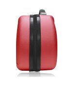 3 Lanzarote-C 75/65/55/30 cm schlichte Allradkoffer mit rotem Waschtisch