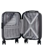 4 valises 4 roues doubles Archie-M 75/65/55/46 cm noires