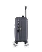 4 Valises 4 roues doubles Archie-M 75/65/55/46 cm gris foncé