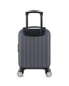 4 Valises 4 roues doubles Archie-M 75/65/55/46 cm gris foncé