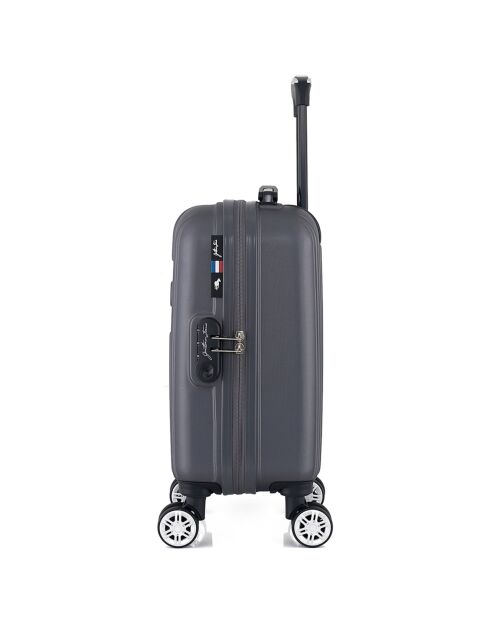 XS Cabinekoffer 4 dubbele wielen Archie 46 cm donkergrijs