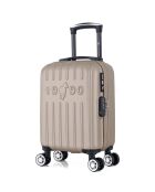 4 valises 4 roues doubles Archie-M 75/65/55/46 cm beiges