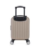 4 valises 4 roues doubles Archie-M 75/65/55/46 cm beiges