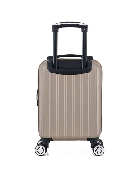 4 dubbele koffers met 4 wielen Archie-M 75/65/55/46 cm beige