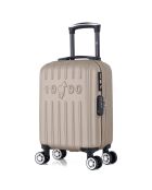 Valise Cabine XS 4 roues doubles Archie 46 cm beige