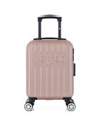4 Valises 4 roues doubles Archie-M 75/65/55/46 cm rose doré