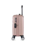 4 Valises 4 roues doubles Archie-M 75/65/55/46 cm rose doré
