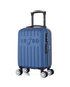 4 valises 4 roues doubles Archie-M 75/65/55/46 cm bleu marine