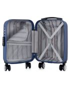 4 valises 4 roues doubles Archie-M 75/65/55/46 cm bleu marine