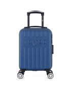 Valise Cabine XS 4 roues doubles Archie 46 cm bleu marine