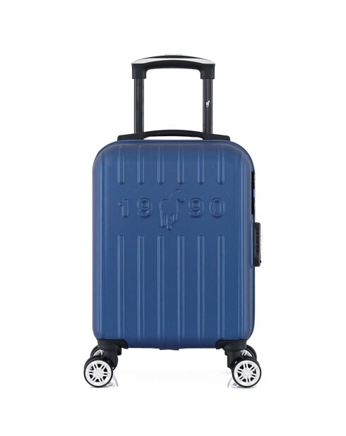 Valise Cabine XS 4 roues doubles Archie 46 cm bleu marine