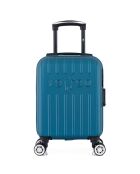 Valise Cabine XS 4 roues doubles Archie 46 cm bleu paon