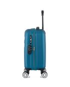 Valise Cabine XS 4 roues doubles Archie 46 cm bleu paon