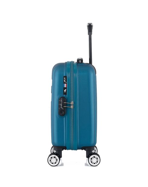 XS Kabinenkoffer 4 Doppelrollen Archie 46 cm pfauenblau