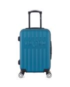 Valise Cabine 4 roues doubles Archie 55 cm bleu paon
